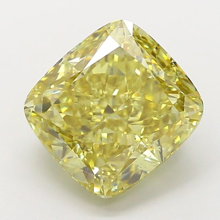Loose Diamond - CUSHION MODIFIED 6.04ct Fancy Intense Yellow VS2 (1 of 1)