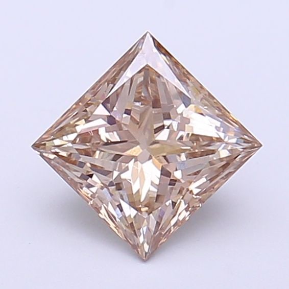 Loose Diamond - PRINCESS 1.03ct Fancy Light Brown VVS2: Loose Diamond - PRINCESS 1.03ct Fancy Light Brown VVS2 Source: This is a real non-mined Diamond that has been grown in a lab Shape: PRINCESS Carats: 1.03 Color: Fancy Light Brown Certification: IGI Vi