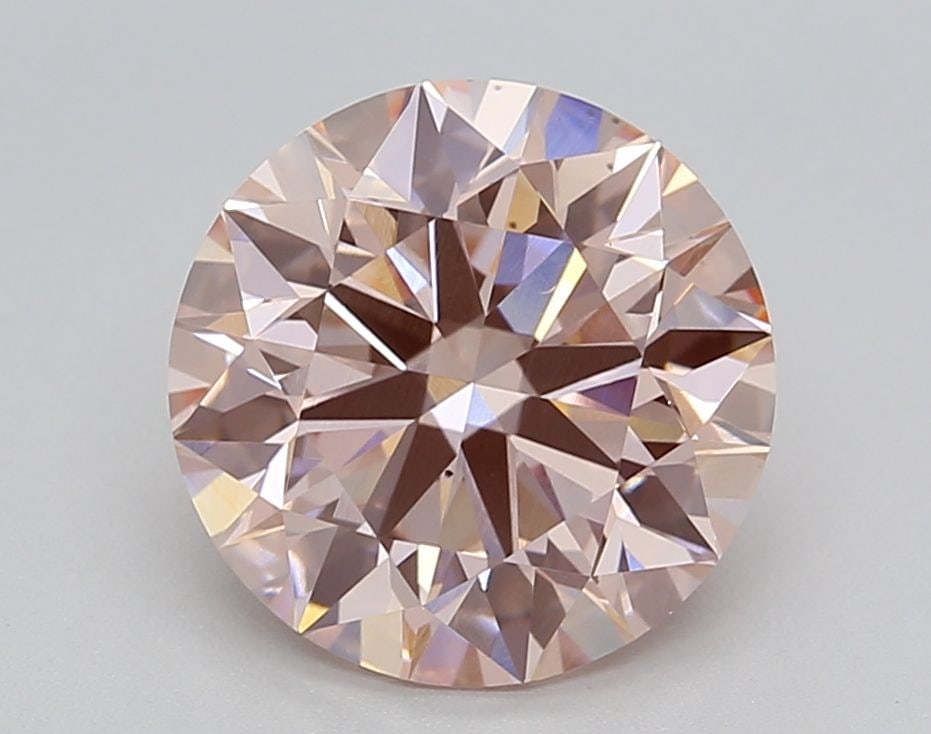 Loose Diamond - ROUND 3.04ct Fancy Pink VS2: Loose Diamond - ROUND 3.04ct Fancy Pink VS2 Source: This is a real non-mined Diamond that has been grown in a lab Shape: ROUND Carats: 3.04 Color: Fancy Pink Certification: IGI Video: