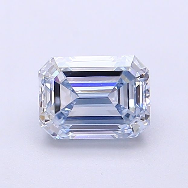 Loose Diamond - EMERALD 1.0ct Fancy Blue SI1: Loose Diamond - EMERALD 1.0ct Fancy Blue SI1 Source: This is a real non-mined Diamond that has been grown in a lab Shape: EMERALD Carats: 1.0 Color: Fancy Blue Certification: IGI Video: