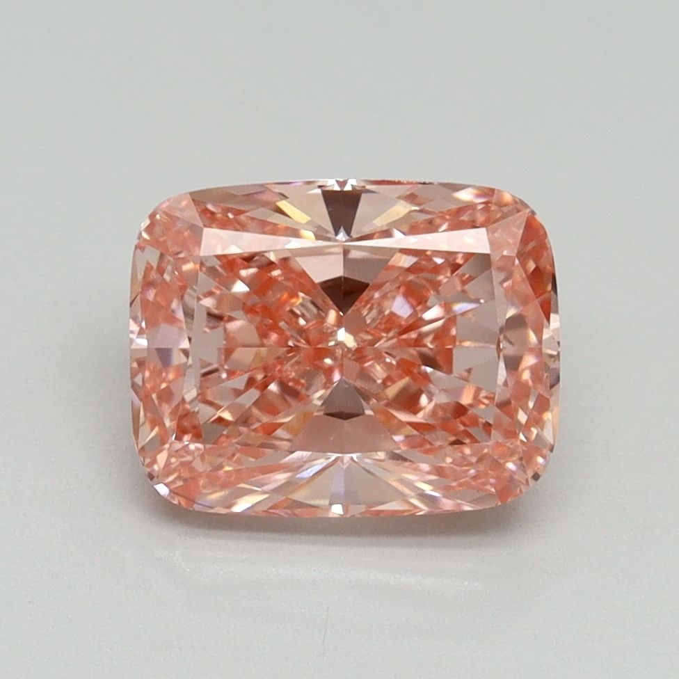Loose Diamond - CUSHION MODIFIED 2.08ct Fancy Vivid Pink VS1: Loose Diamond - CUSHION MODIFIED 2.08ct Fancy Vivid Pink VS1 Source: This is a real non-mined Diamond that has been grown in a lab Shape: CUSHION MODIFIED Carats: 2.08 Color: Fancy Vivid Pink Certific
