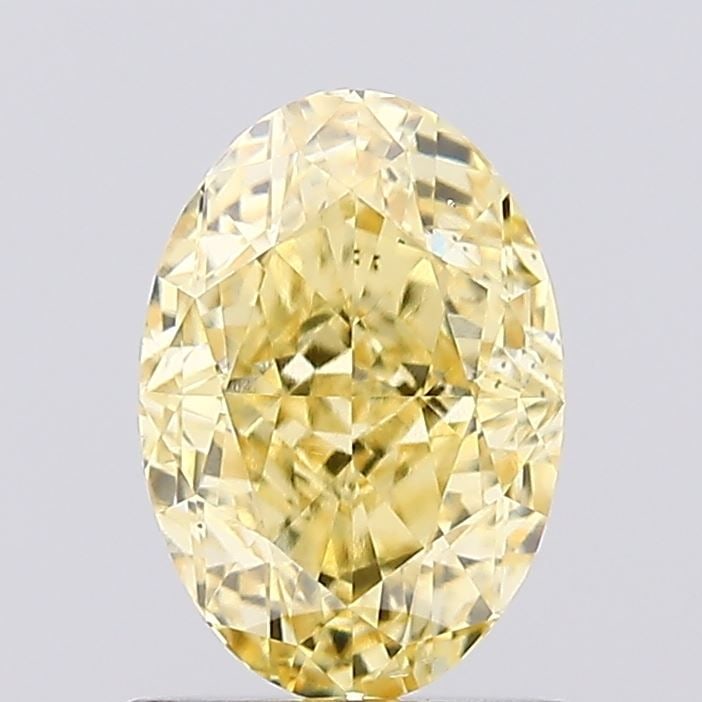 Loose Diamond - OVAL 1.11ct Fancy Intense Yellow VS1: Loose Diamond - OVAL 1.11ct Fancy Intense Yellow VS1 Source: This is a real non-mined Diamond that has been grown in a lab Shape: OVAL Carats: 1.11 Color: Fancy Intense Yellow Certification: IGI Video