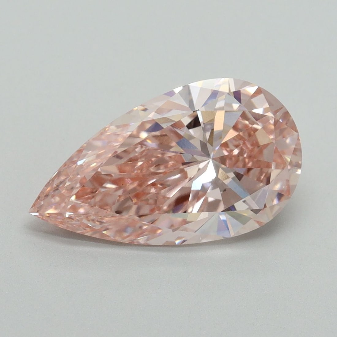 Loose Diamond - PEAR 3.15ct Fancy Vivid Pink VS2: Loose Diamond - PEAR 3.15ct Fancy Vivid Pink VS2 Source: This is a real non-mined Diamond that has been grown in a lab Shape: PEAR Carats: 3.15 Color: Fancy Vivid Pink Certification: IGI Video:
