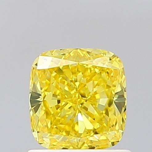Loose Diamond - CUSHION MODIFIED 1.01ct Fancy Vivid Yellow VS1: Loose Diamond - CUSHION MODIFIED 1.01ct Fancy Vivid Yellow VS1 Source: This is a real non-mined Diamond that has been grown in a lab Shape: CUSHION MODIFIED Carats: 1.01 Color: Fancy Vivid Yellow Cert