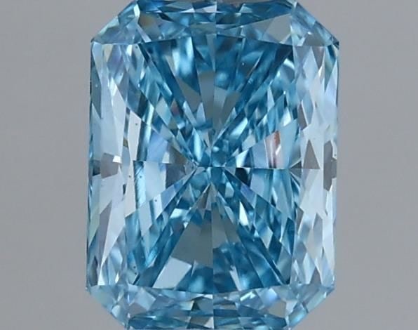 Loose Diamond - RADIANT 1.01ct Fancy Vivid Blue VS1: Loose Diamond - RADIANT 1.01ct Fancy Vivid Blue VS1 Source: This is a real non-mined Diamond that has been grown in a lab Shape: RADIANT Carats: 1.01 Color: Fancy Vivid Blue Certification: IGI Video: