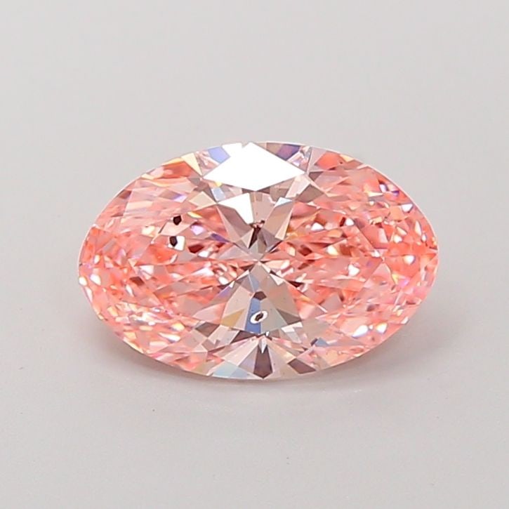 Loose Diamond - OVAL 2.02ct Fancy Vivid Pink SI2: Loose Diamond - OVAL 2.02ct Fancy Vivid Pink SI2 Source: This is a real non-mined Diamond that has been grown in a lab Shape: OVAL Carats: 2.02 Color: Fancy Vivid Pink Certification: IGI Video: