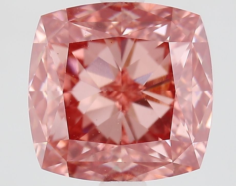 Loose Diamond - CUSHION MODIFIED 3.83ct Fancy Vivid Brownish Pink VS1: Loose Diamond - CUSHION MODIFIED 3.83ct Fancy Vivid Brownish Pink VS1 Source: This is a real non-mined Diamond that has been grown in a lab Shape: CUSHION MODIFIED Carats: 3.83 Color: Fancy Vivid Brow