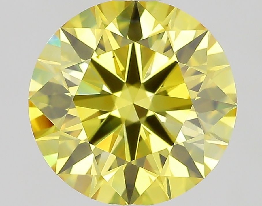 Ideal Loose Diamond - ROUND 1.57ct Fancy Vivid Yellow VS1: Ideal Loose Diamond - ROUND 1.57ct Fancy Vivid Yellow VS1 Source: This is a real non-mined Diamond that has been grown in a lab Shape: ROUND Carats: 1.57 Color: Fancy Vivid Yellow Certification: IGI V