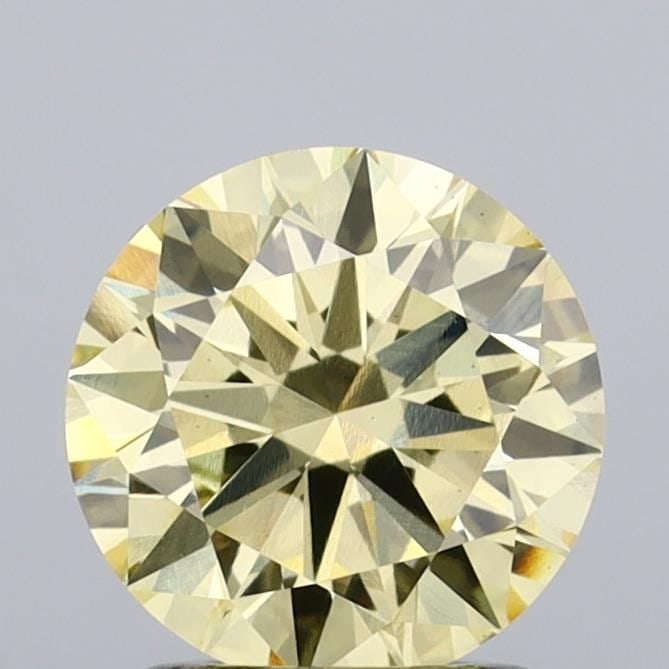 Loose Diamond - ROUND 1.5ct Fancy Light Yellow VS1: Loose Diamond - ROUND 1.5ct Fancy Light Yellow VS1 Source: This is a real non-mined Diamond that has been grown in a lab Shape: ROUND Carats: 1.5 Color: Fancy Light Yellow Certification: IGI Video: