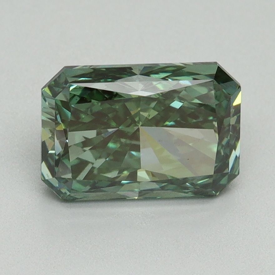 Loose Diamond - RADIANT 2.0ct Fancy Vivid Green SI1: Loose Diamond - RADIANT 2.0ct Fancy Vivid Green SI1 Source: This is a real non-mined Diamond that has been grown in a lab Shape: RADIANT Carats: 2.0 Color: Fancy Vivid Green Certification: IGI Video: