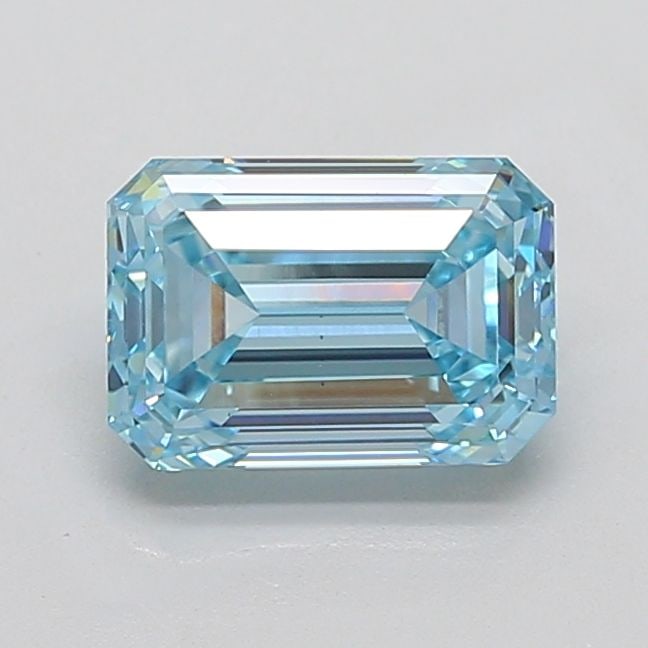 Loose Diamond - EMERALD 3.17ct Fancy Vivid Blue VS1: Loose Diamond - EMERALD 3.17ct Fancy Vivid Blue VS1 Source: This is a real non-mined Diamond that has been grown in a lab Shape: EMERALD Carats: 3.17 Color: Fancy Vivid Blue Certification: IGI Video: