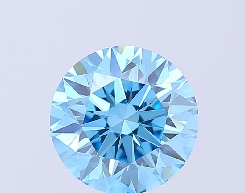 Loose Diamond - ROUND 2.54ct Fancy Vivid Blue VVS2: Loose Diamond - ROUND 2.54ct Fancy Vivid Blue VVS2 Source: This is a real non-mined Diamond that has been grown in a lab Shape: ROUND Carats: 2.54 Color: Fancy Vivid Blue Certification: IGI Video: