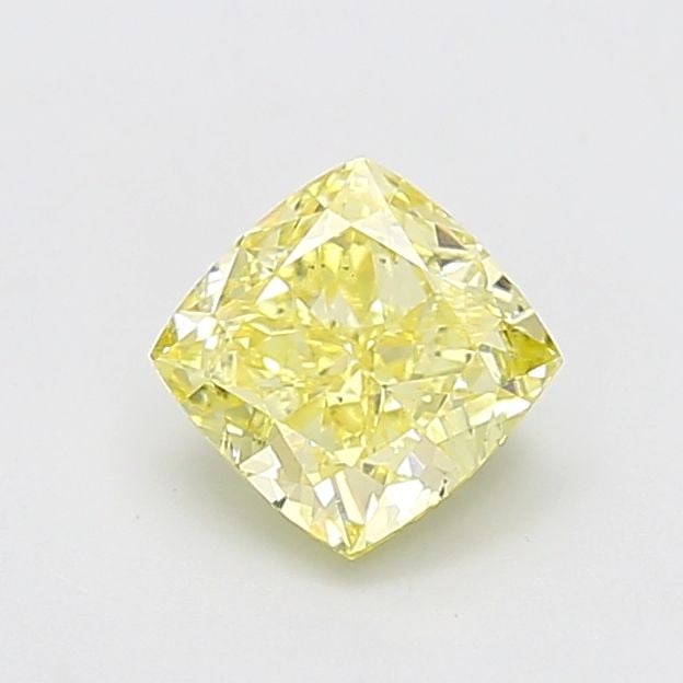 Loose Diamond - CUSHION MODIFIED 1.57ct Fancy Yellow VS2: Loose Diamond - CUSHION MODIFIED 1.57ct Fancy Yellow VS2 Source: This is a real non-mined Diamond that has been grown in a lab Shape: CUSHION MODIFIED Carats: 1.57 Color: Fancy Yellow Certification: I