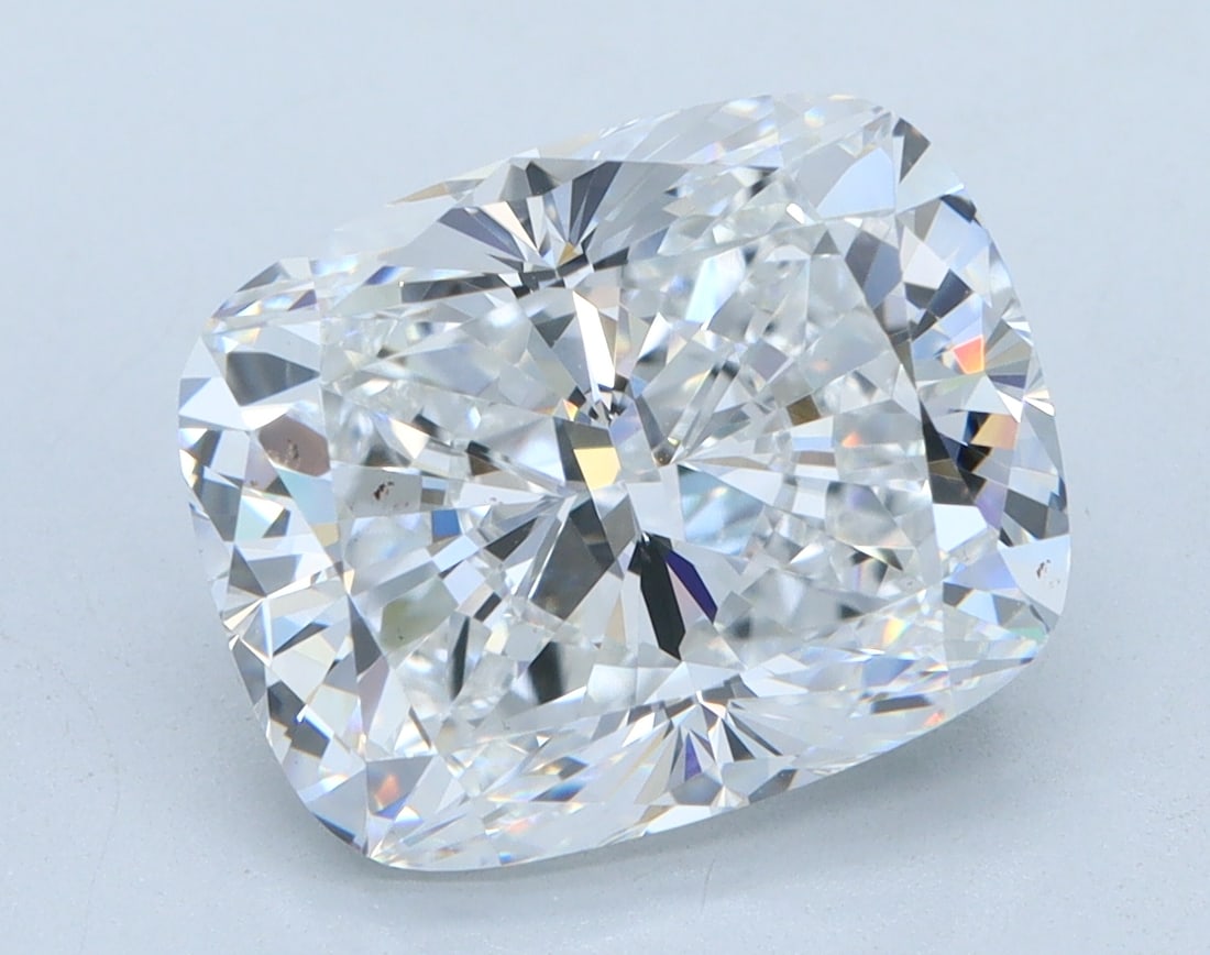 Loose Diamond - CUSHION 4.03ct D VVS2: Loose Diamond - CUSHION 4.03ct D VVS2 Source: This is a real non-mined Diamond that has been grown in a lab Shape: CUSHION Carats: 4.03 Color: D Clarity: VVS2 Certification: IGI Condition: Pre-Owned P