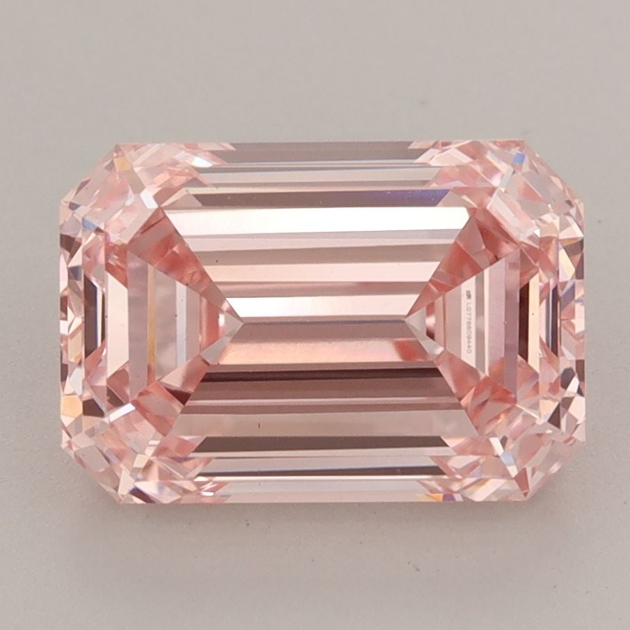Loose Diamond - EMERALD 3.51ct Fancy Intense Pink VS1 (1 of 1)