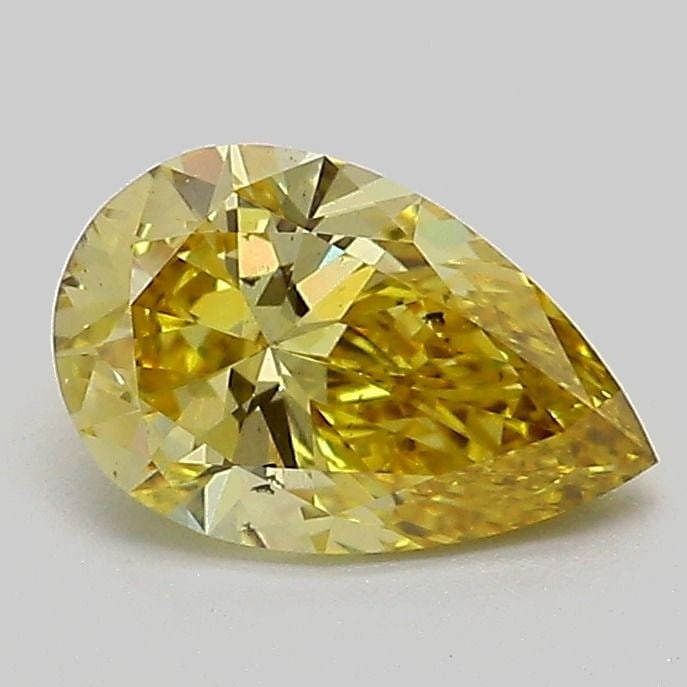 Loose Diamond - PEAR 1.01ct Fancy Intense Yellow VS2: Loose Diamond - PEAR 1.01ct Fancy Intense Yellow VS2 Source: This is a real non-mined Diamond that has been grown in a lab Shape: PEAR Carats: 1.01 Color: Fancy Intense Yellow Certification: IGI Video