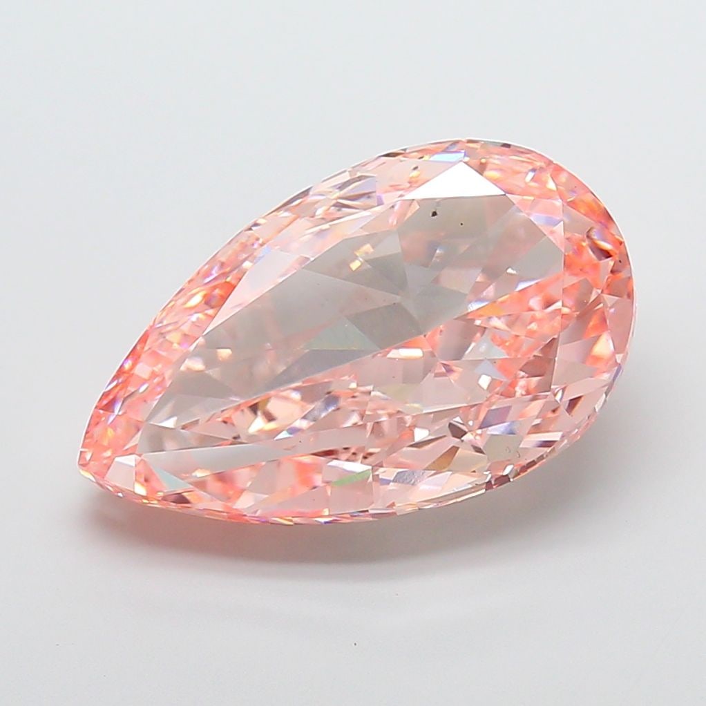 Loose Diamond - PEAR 20.07ct Fancy Intense Pink VS2: Loose Diamond - PEAR 20.07ct Fancy Intense Pink VS2 Source: This is a real non-mined Diamond that has been grown in a lab Shape: PEAR Carats: 20.07 Color: Fancy Intense Pink Certification: IGI Video: