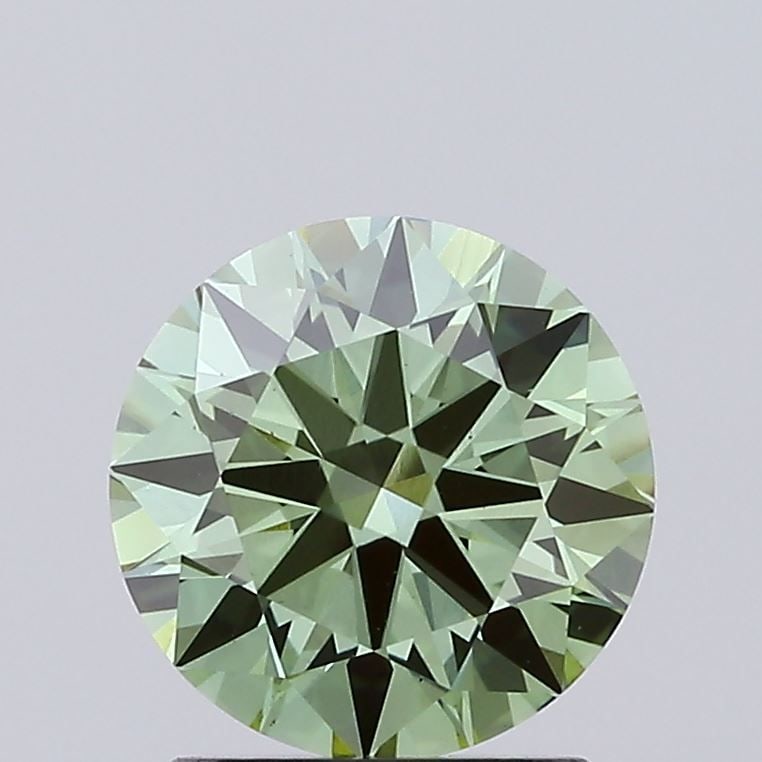 Ideal Loose Diamond - ROUND 1.33ct Fancy Vivid Green VS1: Ideal Loose Diamond - ROUND 1.33ct Fancy Vivid Green VS1 Source: This is a real non-mined Diamond that has been grown in a lab Shape: ROUND Carats: 1.33 Color: Fancy Vivid Green Certification: IGI Vid