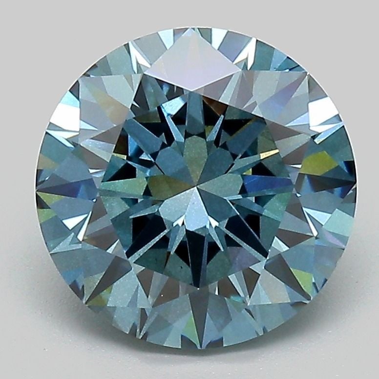 Loose Diamond - ROUND 3.02ct Fancy Vivid Blue SI1: Loose Diamond - ROUND 3.02ct Fancy Vivid Blue SI1 Source: This is a real non-mined Diamond that has been grown in a lab Shape: ROUND Carats: 3.02 Color: Fancy Vivid Blue Certification: IGI Video: