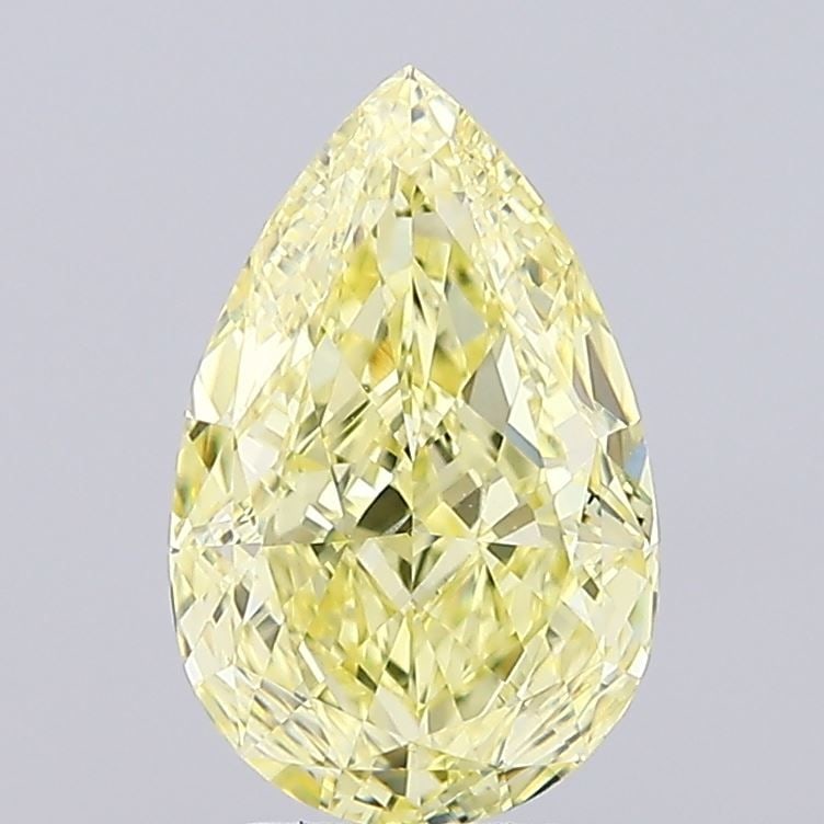 Loose Diamond - PEAR 2.84ct Fancy Intense Yellow VS1: Loose Diamond - PEAR 2.84ct Fancy Intense Yellow VS1 Source: This is a real non-mined Diamond that has been grown in a lab Shape: PEAR Carats: 2.84 Color: Fancy Intense Yellow Certification: IGI Video