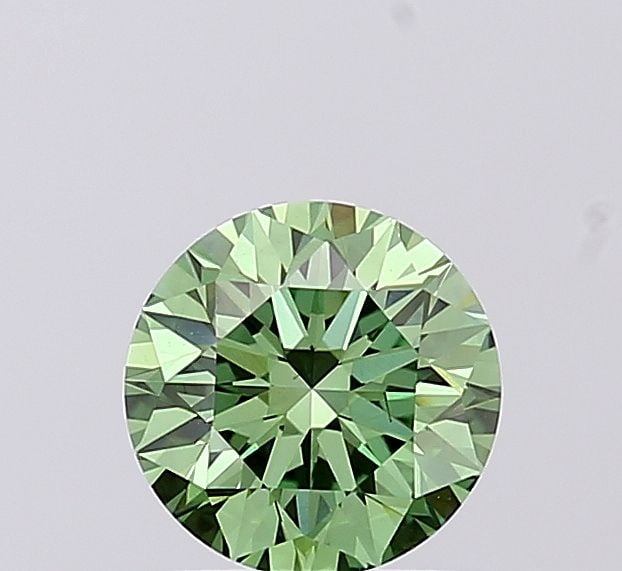 Loose Diamond - ROUND 1.08ct Fancy Vivid Green VS1: Loose Diamond - ROUND 1.08ct Fancy Vivid Green VS1 Source: This is a real non-mined Diamond that has been grown in a lab Shape: ROUND Carats: 1.08 Color: Fancy Vivid Green Certification: IGI Video: