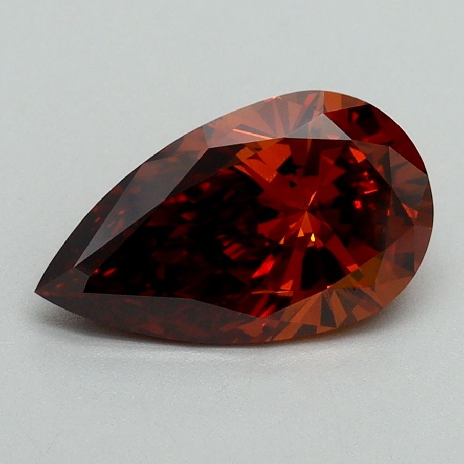 Loose Diamond - PEAR 1.5ct Fancy Vivid Orange VS2 (1 of 1)