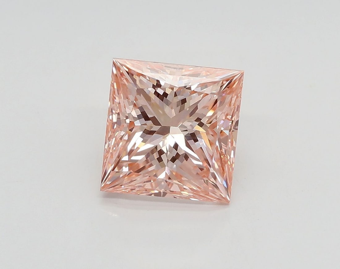 Loose Diamond - PRINCESS 2.02ct Fancy Intense Pink VS1: Loose Diamond - PRINCESS 2.02ct Fancy Intense Pink VS1 Source: This is a real non-mined Diamond that has been grown in a lab Shape: PRINCESS Carats: 2.02 Color: Fancy Intense Pink Certification: IGI V