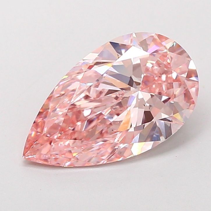 Loose Diamond - PEAR 3.02ct Fancy Vivid Pink VS2: Loose Diamond - PEAR 3.02ct Fancy Vivid Pink VS2 Source: This is a real non-mined Diamond that has been grown in a lab Shape: PEAR Carats: 3.02 Color: Fancy Vivid Pink Certification: IGI Video: