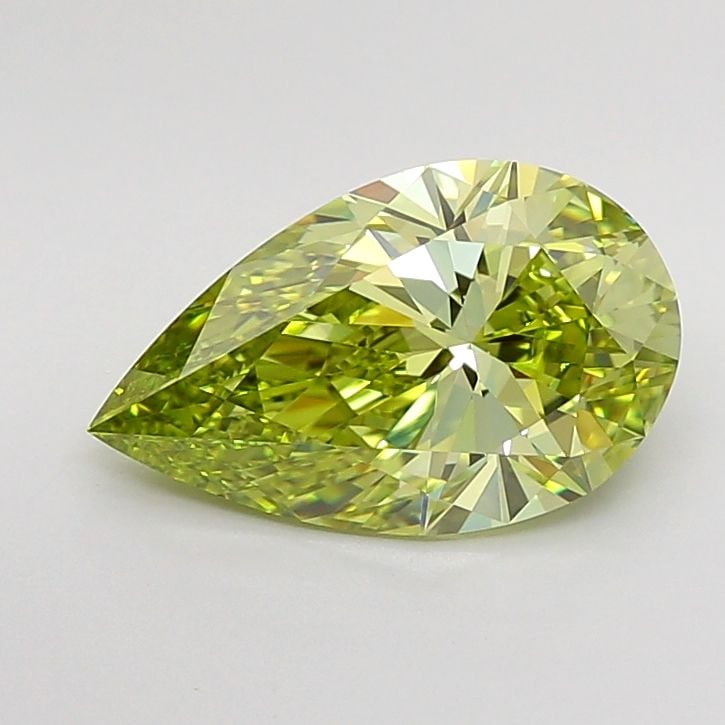 Loose Diamond - PEAR 3.0ct Fancy Vivid Green VVS2: Loose Diamond - PEAR 3.0ct Fancy Vivid Green VVS2 Source: This is a real non-mined Diamond that has been grown in a lab Shape: PEAR Carats: 3.0 Color: Fancy Vivid Green Certification: IGI Video: