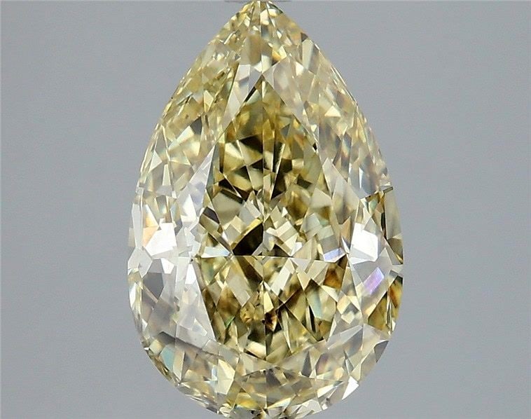 Loose Diamond - PEAR 3.07ct Fancy Yellow SI1: Loose Diamond - PEAR 3.07ct Fancy Yellow SI1 Source: This is a real non-mined Diamond that has been grown in a lab Shape: PEAR Carats: 3.07 Color: Fancy Yellow Certification: IGI Video: