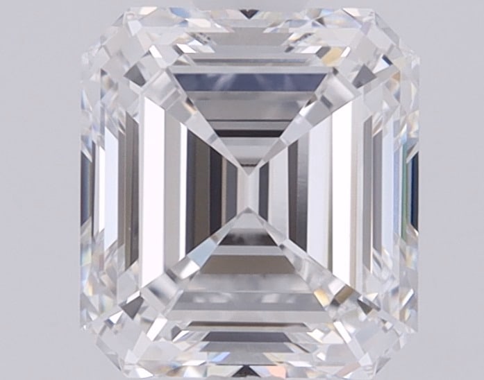 Loose Diamond - ASSCHER 2.37ct D VVS1: Loose Diamond - ASSCHER 2.37ct D VVS1 Source: This is a real non-mined Diamond that has been grown in a lab Shape: ASSCHER Carats: 2.37 Color: D Clarity: VVS1 Certification: IGI Condition: Pre-Owned P