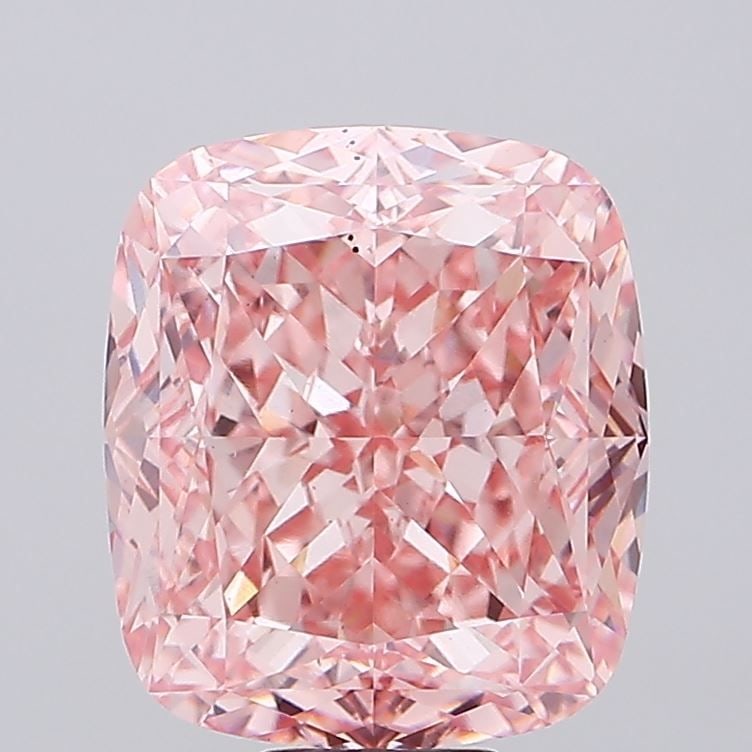 Loose Diamond - CUSHION MODIFIED 15.04ct Fancy Vivid Pink VS2: Loose Diamond - CUSHION MODIFIED 15.04ct Fancy Vivid Pink VS2 Source: This is a real non-mined Diamond that has been grown in a lab Shape: CUSHION MODIFIED Carats: 15.04 Color: Fancy Vivid Pink Certif