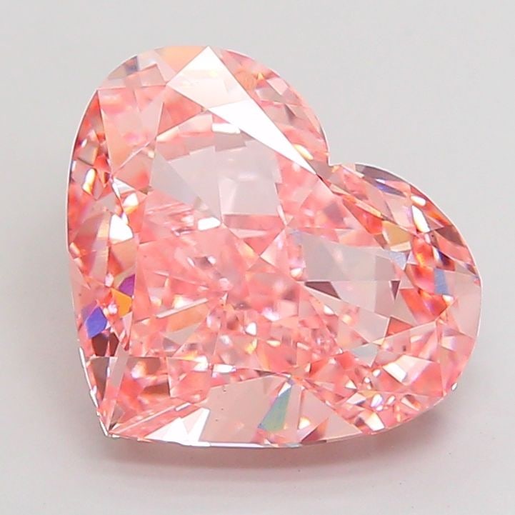 Loose Diamond - HEART 8.07ct Fancy Vivid Pink VS1: Loose Diamond - HEART 8.07ct Fancy Vivid Pink VS1 Source: This is a real non-mined Diamond that has been grown in a lab Shape: HEART Carats: 8.07 Color: Fancy Vivid Pink Certification: IGI Video: