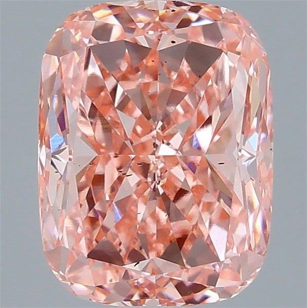 Loose Diamond - CUSHION MODIFIED 2.5ct Fancy Vivid Pink SI1: Loose Diamond - CUSHION MODIFIED 2.5ct Fancy Vivid Pink SI1 Source: This is a real non-mined Diamond that has been grown in a lab Shape: CUSHION MODIFIED Carats: 2.5 Color: Fancy Vivid Pink Certificat