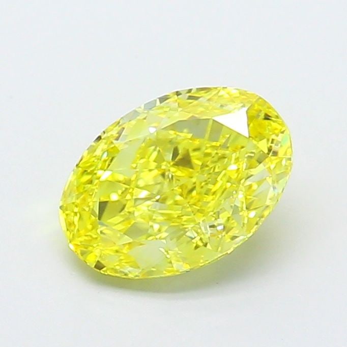 Loose Diamond - OVAL 1.6ct Fancy Intense Yellow VVS1: Loose Diamond - OVAL 1.6ct Fancy Intense Yellow VVS1 Source: This is a real non-mined Diamond that has been grown in a lab Shape: OVAL Carats: 1.6 Color: Fancy Intense Yellow Certification: IGI Video:
