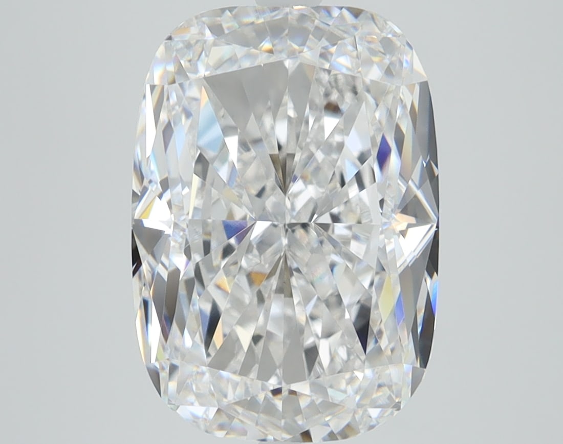 Loose Diamond - CUSHION 5.54ct D VS1: Loose Diamond - CUSHION 5.54ct D VS1 Source: This is a real non-mined Diamond that has been grown in a lab Shape: CUSHION Carats: 5.54 Color: D Clarity: VS1 Certification: IGI Condition: Pre-Owned PLE