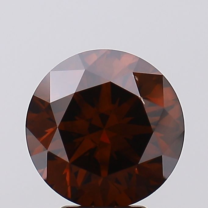 Loose Diamond - ROUND 4.69ct Fancy Deep Brown VS2 (1 of 1)