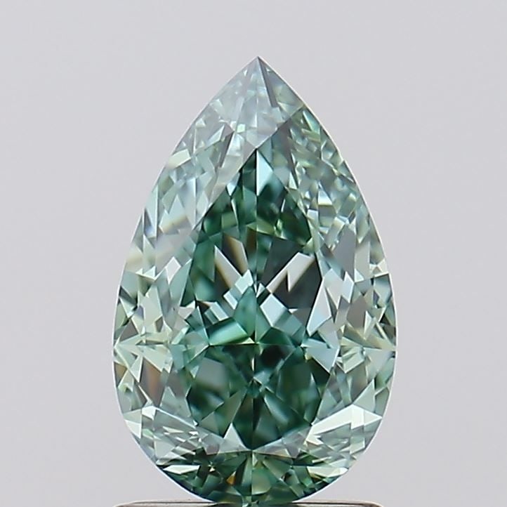 Loose Diamond - PEAR 1.72ct Fancy Vivid Green IF: Loose Diamond - PEAR 1.72ct Fancy Vivid Green IF Source: This is a real non-mined Diamond that has been grown in a lab Shape: PEAR Carats: 1.72 Color: Fancy Vivid Green Certification: IGI Video: