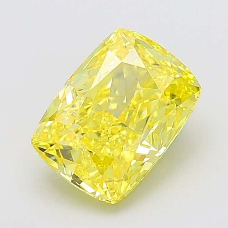 Loose Diamond - CUSHION MODIFIED 4.51ct Fancy Vivid Yellow VS1: Loose Diamond - CUSHION MODIFIED 4.51ct Fancy Vivid Yellow VS1 Source: This is a real non-mined Diamond that has been grown in a lab Shape: CUSHION MODIFIED Carats: 4.51 Color: Fancy Vivid Yellow Cert
