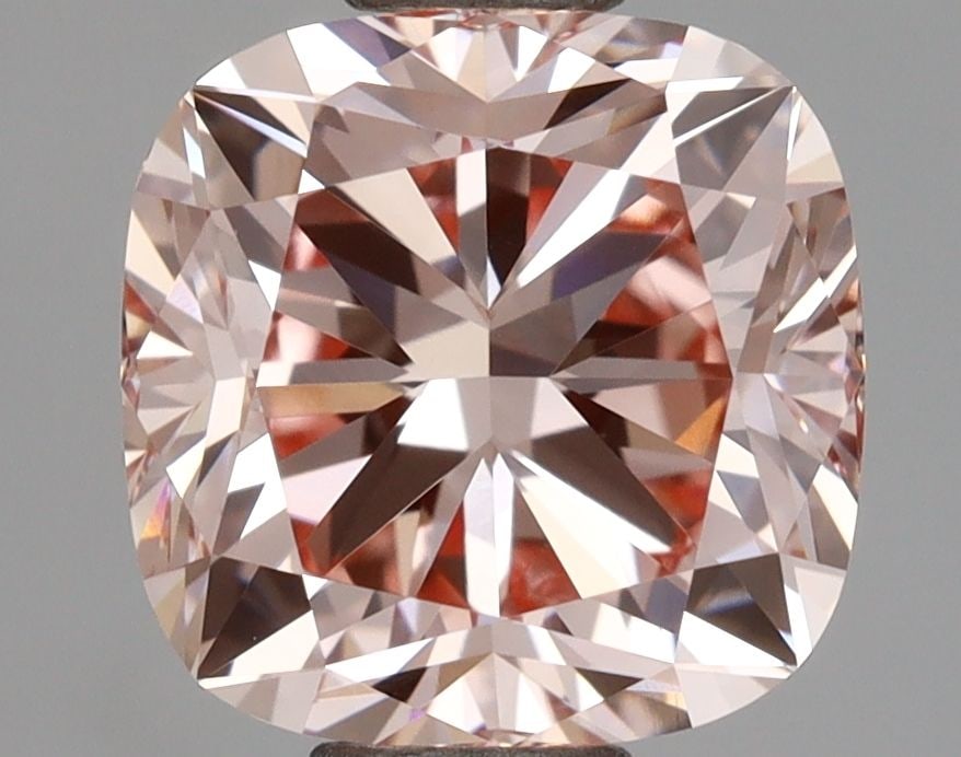 Loose Diamond - CUSHION MODIFIED 2.01ct Fancy Intense Pink VS2: Loose Diamond - CUSHION MODIFIED 2.01ct Fancy Intense Pink VS2 Source: This is a real non-mined Diamond that has been grown in a lab Shape: CUSHION MODIFIED Carats: 2.01 Color: Fancy Intense Pink Cert