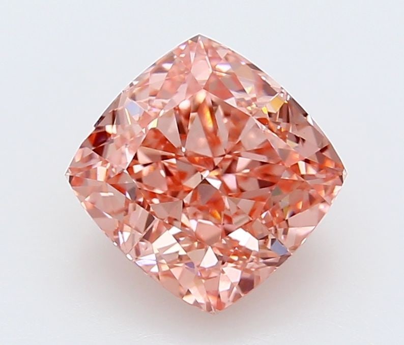 Loose Diamond - CUSHION MODIFIED 3.07ct Fancy Vivid Pink VS1: Loose Diamond - CUSHION MODIFIED 3.07ct Fancy Vivid Pink VS1 Source: This is a real non-mined Diamond that has been grown in a lab Shape: CUSHION MODIFIED Carats: 3.07 Color: Fancy Vivid Pink Certific