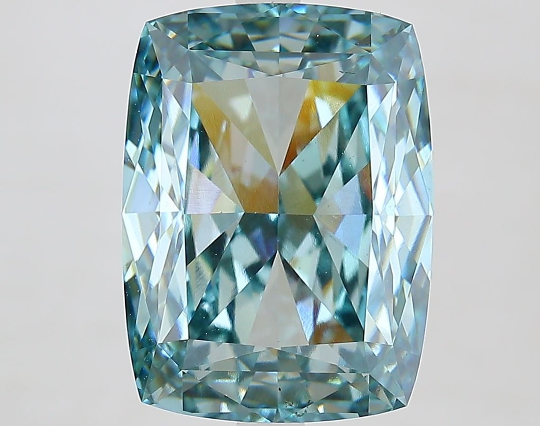 Loose Diamond - CUSHION MODIFIED 7.93ct Fancy Intense Green VVS2: Loose Diamond - CUSHION MODIFIED 7.93ct Fancy Intense Green VVS2 Source: This is a real non-mined Diamond that has been grown in a lab Shape: CUSHION MODIFIED Carats: 7.93 Color: Fancy Intense Green C