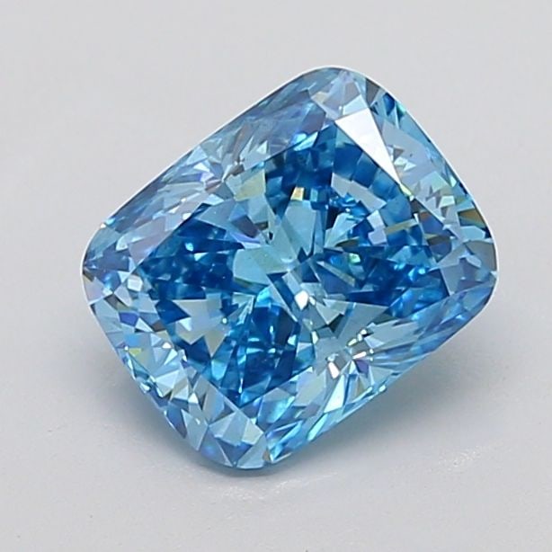 Loose Diamond - CUSHION MODIFIED 3.0ct Fancy Vivid Blue VS2: Loose Diamond - CUSHION MODIFIED 3.0ct Fancy Vivid Blue VS2 Source: This is a real non-mined Diamond that has been grown in a lab Shape: CUSHION MODIFIED Carats: 3.0 Color: Fancy Vivid Blue Certificat