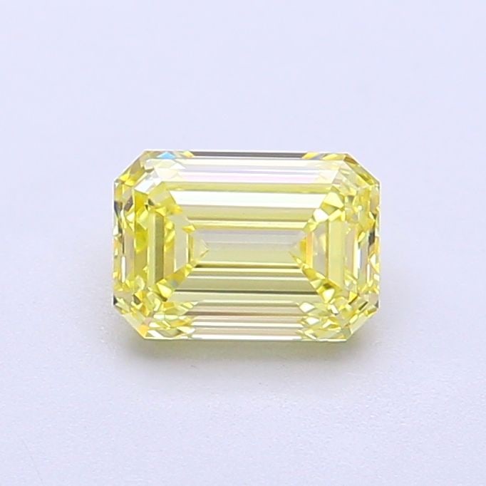 Loose Diamond - EMERALD 0.92ct Fancy Intense Yellow VVS2: Loose Diamond - EMERALD 0.92ct Fancy Intense Yellow VVS2 Source: This is a real non-mined Diamond that has been grown in a lab Shape: EMERALD Carats: 0.92 Color: Fancy Intense Yellow Certification: IG