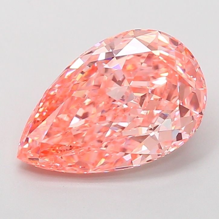 Loose Diamond - PEAR 3.59ct Fancy Vivid Pink VS1: Loose Diamond - PEAR 3.59ct Fancy Vivid Pink VS1 Source: This is a real non-mined Diamond that has been grown in a lab Shape: PEAR Carats: 3.59 Color: Fancy Vivid Pink Certification: IGI Video: