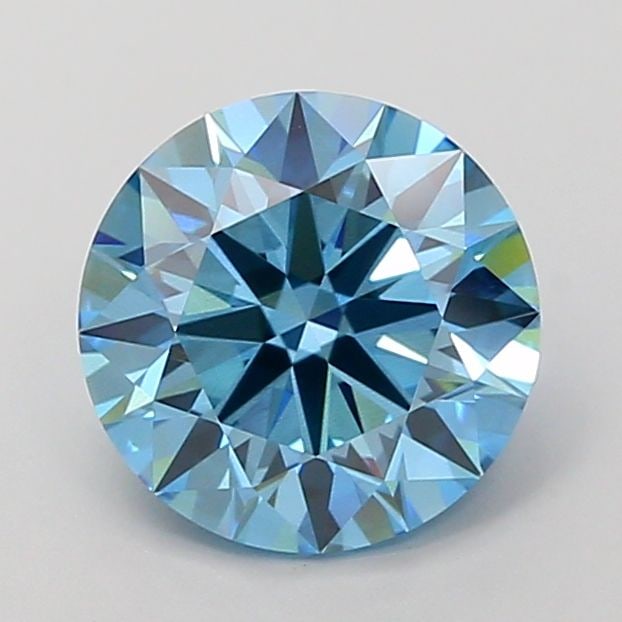 Ideal Loose Diamond - ROUND 2.02ct Fancy Vivid Blue SI1: Ideal Loose Diamond - ROUND 2.02ct Fancy Vivid Blue SI1 Source: This is a real non-mined Diamond that has been grown in a lab Shape: ROUND Carats: 2.02 Color: Fancy Vivid Blue Certification: IGI Video