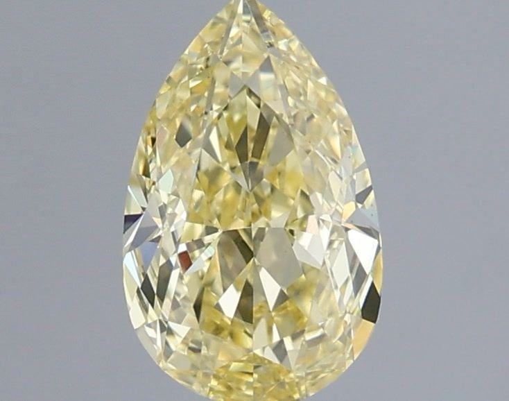 Loose Diamond - PEAR 1.12ct Fancy Yellow VS1: Loose Diamond - PEAR 1.12ct Fancy Yellow VS1 Source: This is a real non-mined Diamond that has been grown in a lab Shape: PEAR Carats: 1.12 Color: Fancy Yellow Certification: IGI Video: