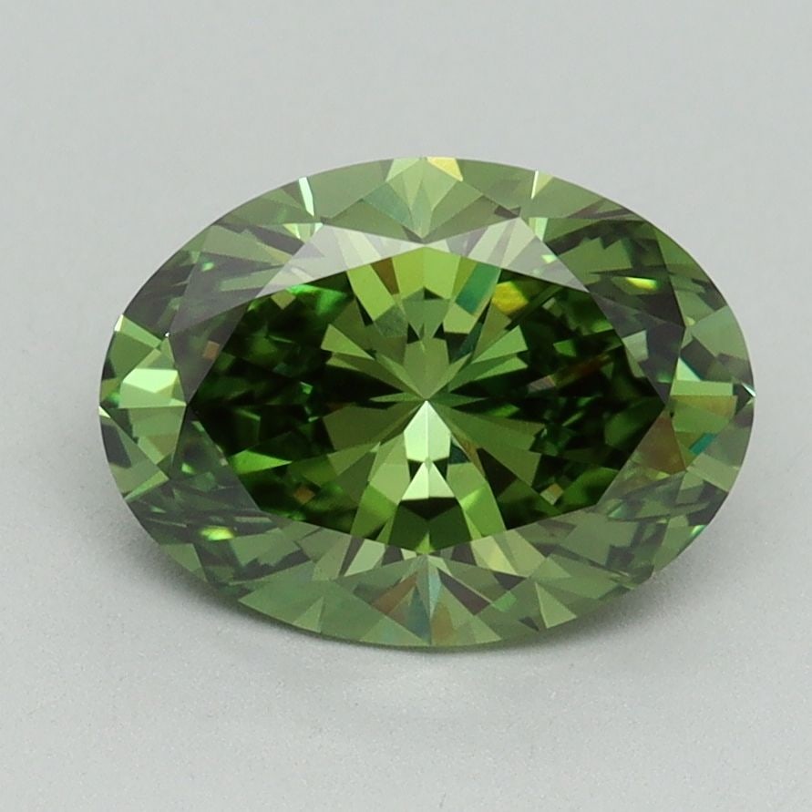 Loose Diamond - OVAL 2.03ct Fancy Vivid Green VVS2 (1 of 1)