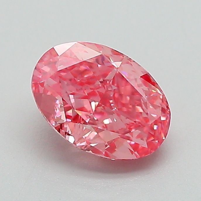 Loose Diamond - OVAL 1.06ct Fancy Vivid Pink VS1: Loose Diamond - OVAL 1.06ct Fancy Vivid Pink VS1 Source: This is a real non-mined Diamond that has been grown in a lab Shape: OVAL Carats: 1.06 Color: Fancy Vivid Pink Certification: IGI Video: