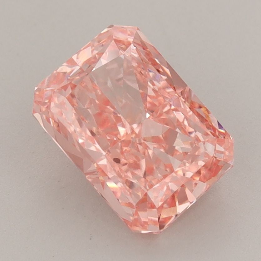 Loose Diamond - RADIANT 2.06ct Fancy Vivid Pink VS1: Loose Diamond - RADIANT 2.06ct Fancy Vivid Pink VS1 Source: This is a real non-mined Diamond that has been grown in a lab Shape: RADIANT Carats: 2.06 Color: Fancy Vivid Pink Certification: IGI Video: